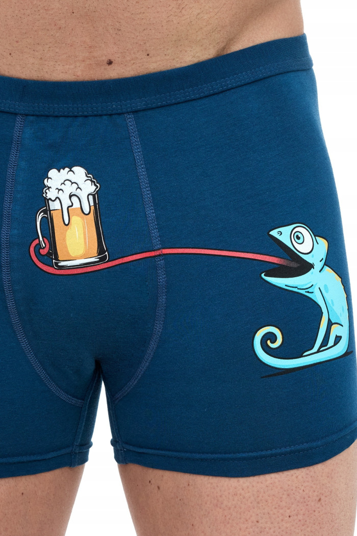 Трусы-боксеры с принтом Ящерица Cornette Tattoo 280/248 | InSecret.ua