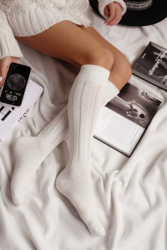 Гольфы хлопковые ажурные Milena 0330.002 Cotton | InSecret.ua