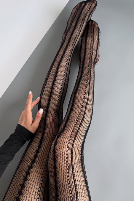 Колготки сітка ажурні InSecret Panna 0127 Stripes  — купити в InSecret.ua