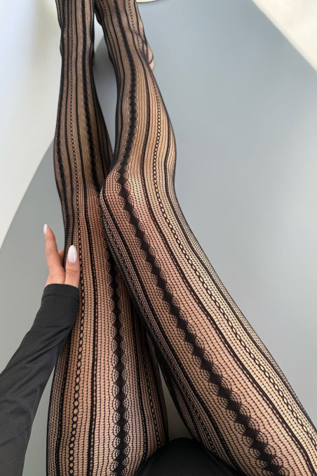 Колготки сітка ажурні InSecret Panna 0127 Stripes  — купити в InSecret.ua