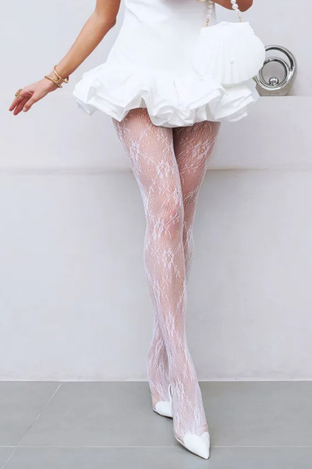 Колготки кружевные сетка InSecret Panna 0126 Flowers | InSecret.ua