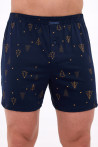 Труси-Боксери чоловічі з новорічним принтом Cornette 016/22 NIGHT 2  — купити в InSecret.ua