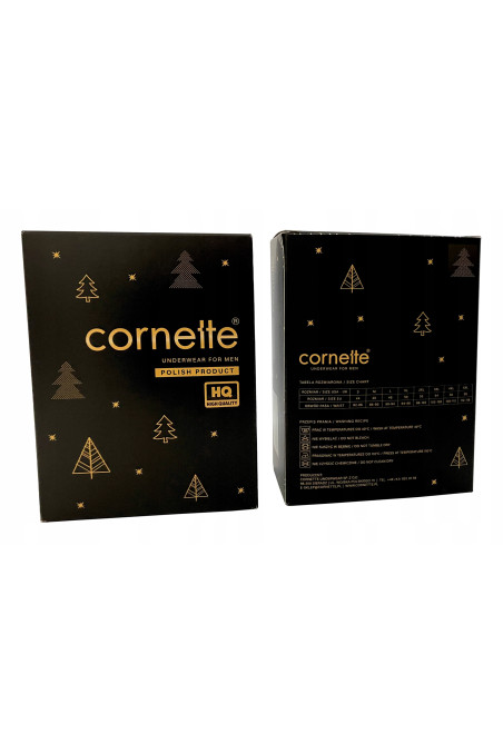 Труси-Боксери чоловічі з новорічним принтом Cornette 016/24 BEARS 2  — купити в InSecret.ua