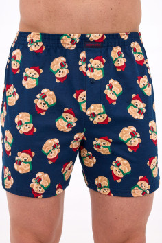 Труси-Боксери чоловічі з новорічним принтом Cornette 016/24 BEARS 2  — купити в InSecret.ua
