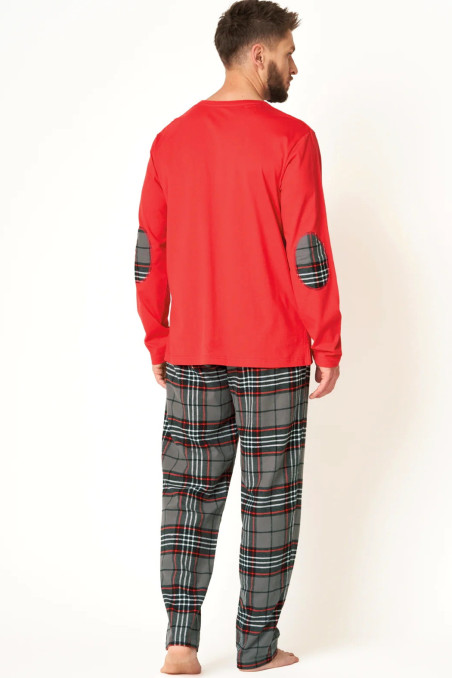 Комплект/піжама чоловічий з фланелевими штанами Key MNS 400 B24  — купити в InSecret.ua