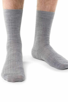Шкарпетки з вовни мериноса в рубчик STEVEN 130 Merino Wool  — купити в InSecret.ua