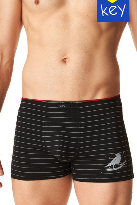 Боксеры мужские с принтом полоска KEY MXH 400 | InSecret.ua