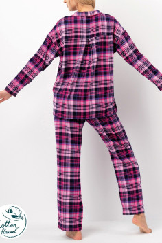 Піжама жіноча фланелева в клітку Key LNS 490 B25  — купити в InSecret.ua 2