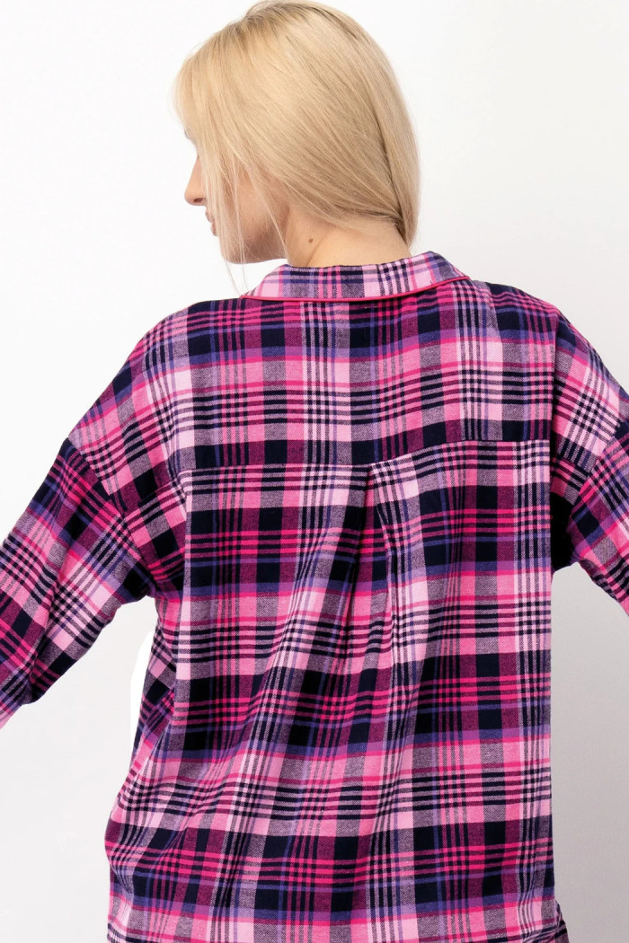 Піжама жіноча фланелева в клітку Key LNS 490 B25  — купити в InSecret.ua