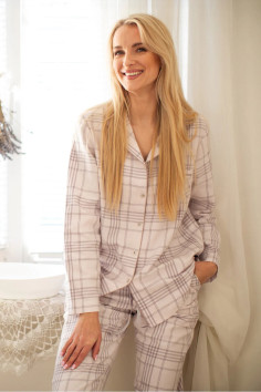 Пижама женская фланелевая в клетку Key LNS 401 B25 | InSecret.ua