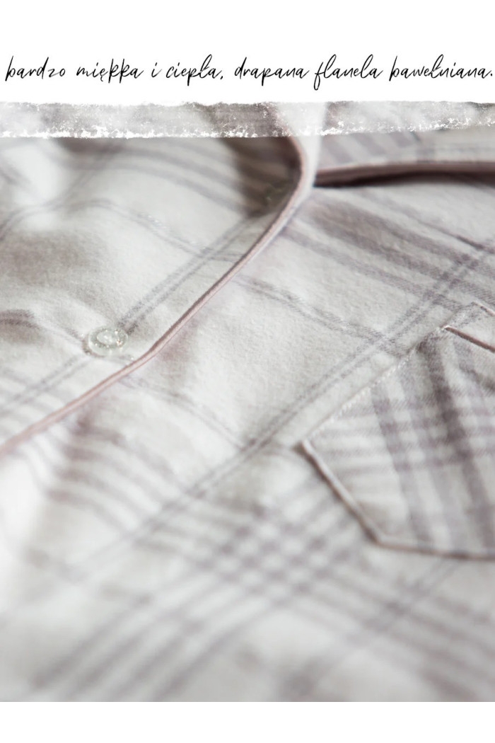 Пижама женская фланелевая в клетку Key LNS 401 B25 | InSecret.ua