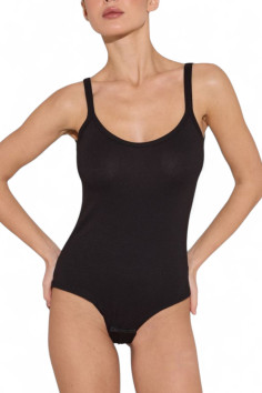 Боді жіночий бавовняний з тонкими бретелями Luna L045B  — купити в InSecret.ua