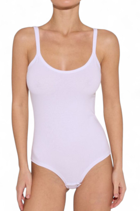 Боді жіночий бавовняний з тонкими бретелями Luna L045B  — купити в InSecret.ua