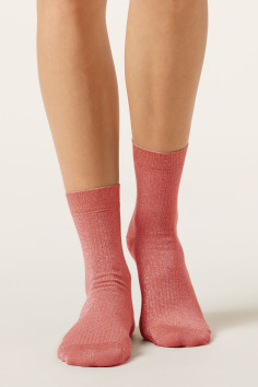 Шкарпетки бавовняні в рубчик з люрексом MasterStep 7140 LUREX  — купити в InSecret.ua