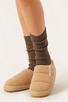 Гольфы теплые в рубчик с шерстью InSecret BL6002 | InSecret.ua