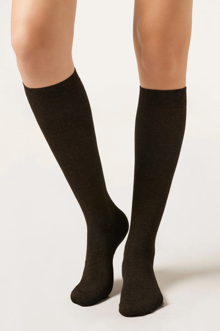 Гольфы хлопковые с люрексом Aura.Via NTP063 | InSecret.ua