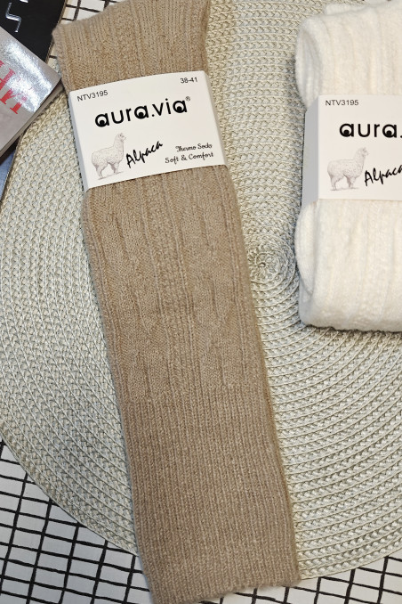 Гольфи теплі в коси з вовною альпаки Aura.Via NTV3195  — купити в InSecret.ua