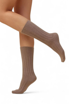 Шкарпетки високі теплі в рубчик з вовною InSecret BL61026  — купити в InSecret.ua