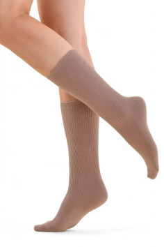 Шкарпетки високі теплі в дрібний рубчик з вовною InSecret BL61032  — купити в InSecret.ua