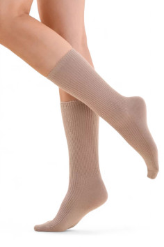 Шкарпетки високі теплі в дрібний рубчик з вовною InSecret BL61032  — купити в InSecret.ua