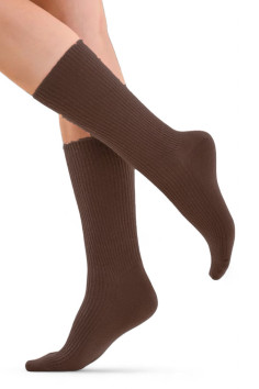 Шкарпетки високі теплі в дрібний рубчик з вовною InSecret BL61032  — купити в InSecret.ua