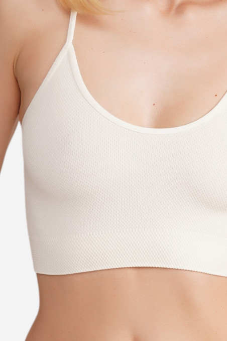 Топ-Бюстгальтер безшовний фактурний GIULIA CAMI TOP GRAIN  — купити в InSecret.ua