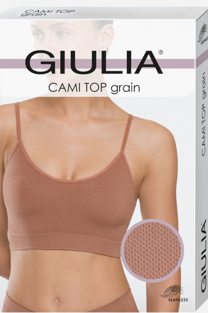 Топ-Бюстгальтер бесшовный фактурный GIULIA CAMI TOP GRAIN | InSecret.ua