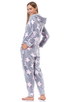 Комбінезон Жіночий теплий з зірками L&L 9151  — купити в InSecret.ua 2