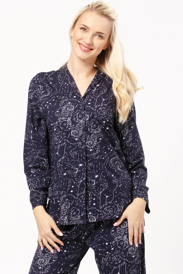 Піжама жіноча бавовняна великого розміру Key LNS 911 B24  — купити в InSecret.ua