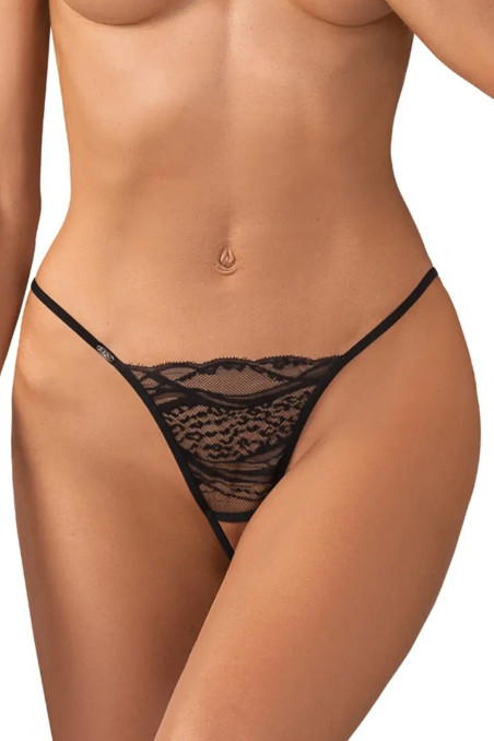 Стрінги-міні відкриті Obsessive Bianca crotchless (2 шт)  — купити в InSecret.ua