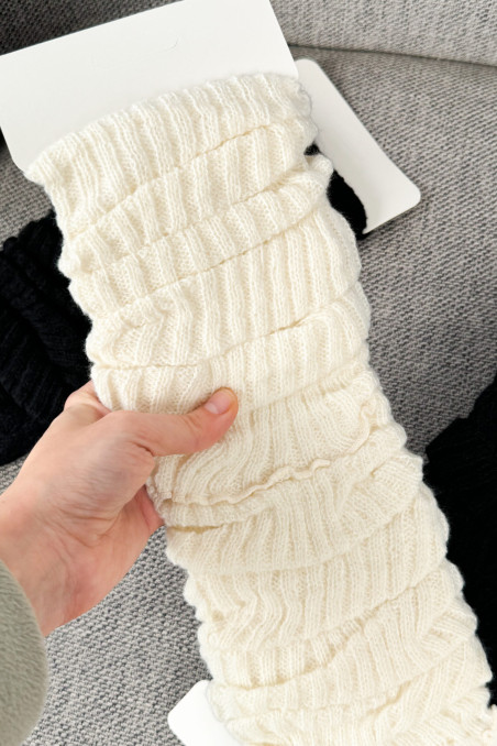 Гетры теплые шерстяные в рубчик InSecret B2575 | InSecret.ua