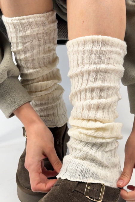 Гетры теплые шерстяные в рубчик InSecret B2575 | InSecret.ua