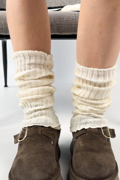 Гетри теплі вовняні в рубчик InSecret B2575  — купити в InSecret.ua 2