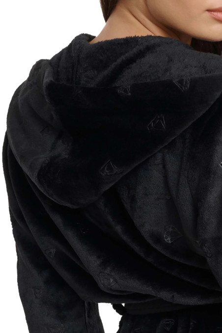 Халат жіночий теплий з капюшоном Henderson 41066 Glossy  — купити в InSecret.ua