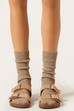 Шкарпетки високі теплі з вовною в рубчик InSecret BL61036  — купити в InSecret.ua