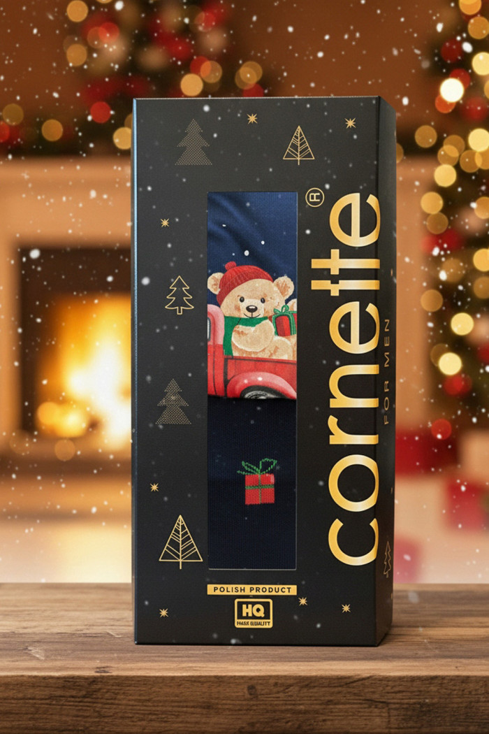 Труси-боксери чоловічі новорічні Cornette 007/79 Gift  — купити в InSecret.ua