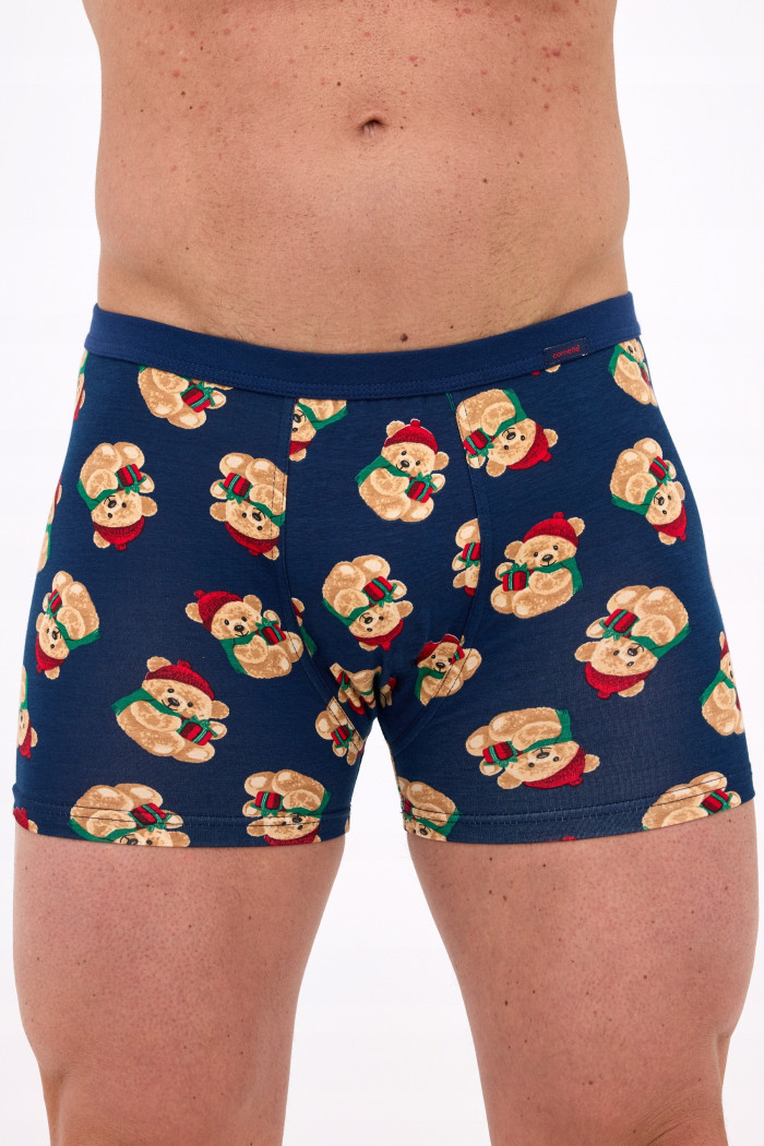 Труси-боксери чоловічі новорічні Cornette 007/79 Gift  — купити в InSecret.ua