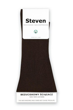 Носки хлопковые без резинки в рубчик Steven 018 | InSecret.ua