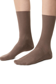 Шкарпетки в рубчик бавовняні з послабленою резинкою Steven 062  — купити в InSecret.ua