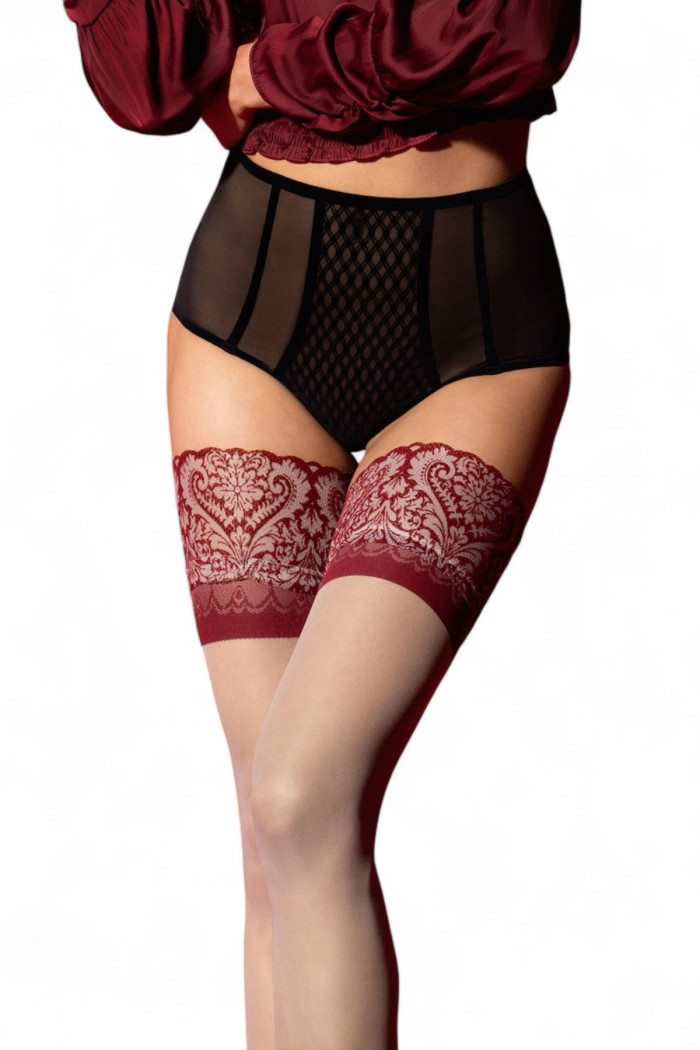 Панчохи з широкою коронкою Fiore ARABESQUE 20 den  — купити в InSecret.ua