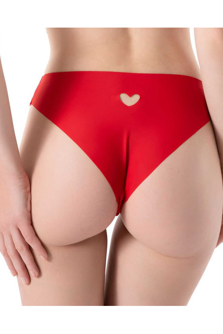 Трусики безшовні з принтом Серця Julimex Brasil Kiss Me  — купити в InSecret.ua