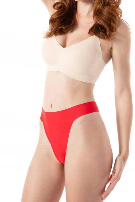 Стрінги безшовні з принтом Julimex String Kiss Me  — купити в InSecret.ua