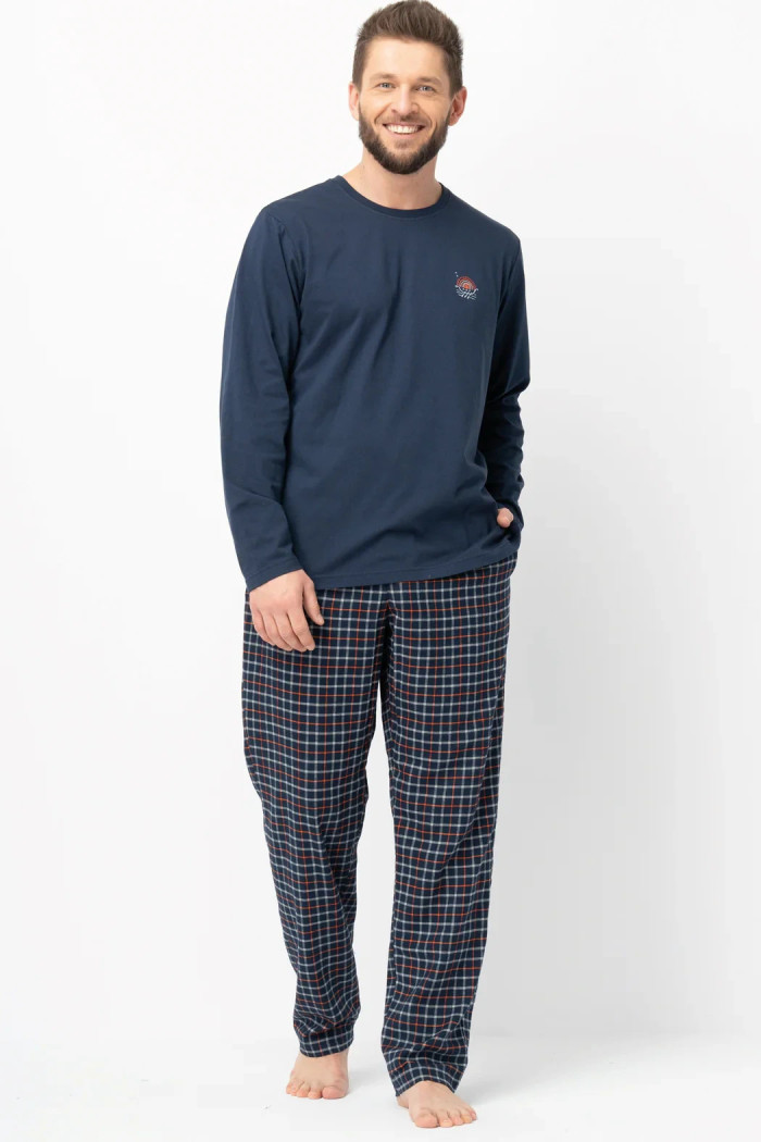 Піжама чоловіча з фланелевими штанами Key MNS 616 B23  — купити в InSecret.ua