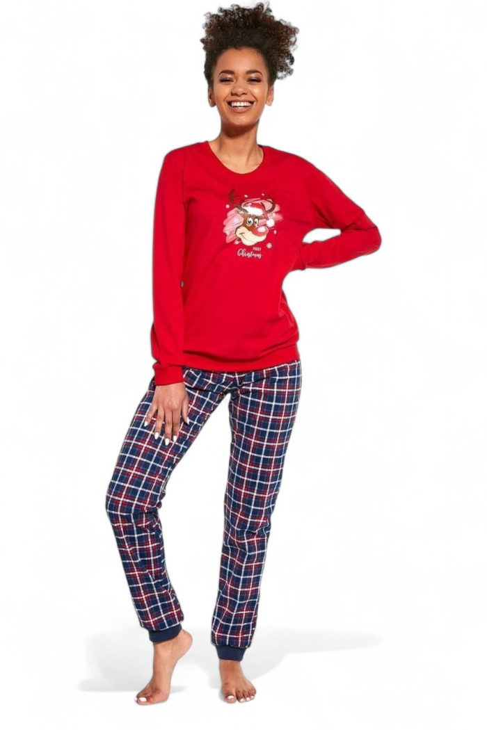 Комплект/піжама для дівчинки новорічна Cornette 592/130 Reindeer  — купити в InSecret.ua
