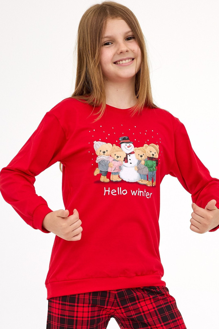Комплект/піжама для дівчинки новорічна Cornette 592/130 Reindeer  — купити в InSecret.ua