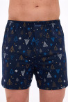 Труси-Боксери чоловічі з новорічним принтом Cornette 016/22 NIGHT 2  — купити в InSecret.ua