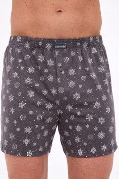 Труси-Боксери чоловічі з новорічним принтом Cornette 016/22 NIGHT 2  — купити в InSecret.ua