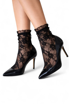 Шкарпетки мереживні високі Aura.Via NW1804  — купити в InSecret.ua