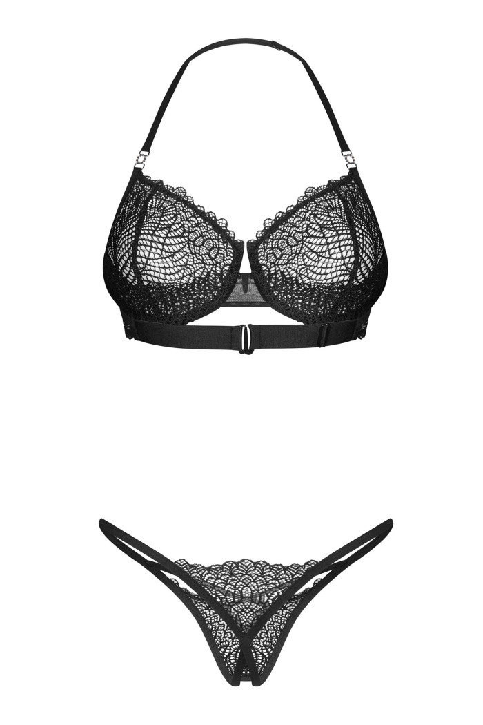 Комплект білизни з доступом Obsessive Rosenty set  — купити в InSecret.ua