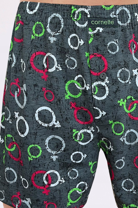 Труси-боксери великого розміру з принтом Кажани Cornette Classic 011/182  — купити в InSecret.ua